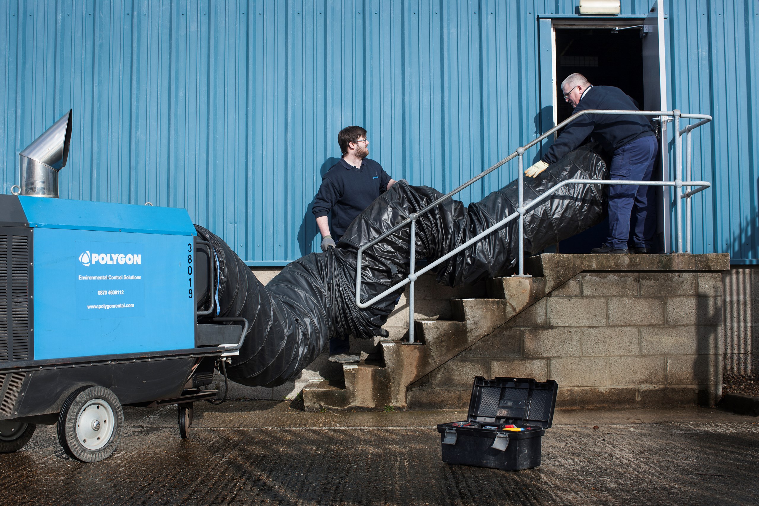 Mobiele verwarming